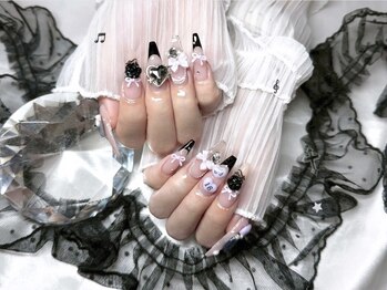フォルチュンヌネイル 横浜天王町店(fortune nail)/黒ネイル