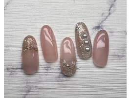 パールデザインネイル