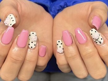シオネイルサロン 下北沢2号店(sio.nailsalon)/パーツ込おまかせコース(90min)