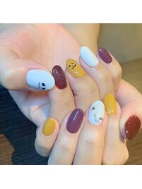 ハロウィンネイル