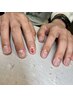 men's nail【ハンド】ジェルネイル☆自由アート2本¥8700