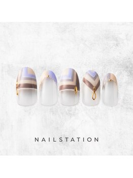 ネイルステーション ルミネ新宿1店(NAIL STATION)/フレンチネイル／パラジェル