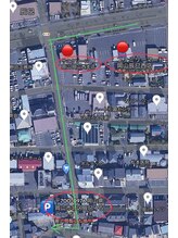 シファ(Sifa)/駐車場道順(ドンキホーテ側から)