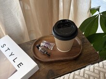 ドリンクサービス&タブレット完備◎快適にお過ごしください。