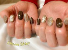 ドリームシャイニー 西葛西店(Dream Shiny)/ブラウン系ネイル
