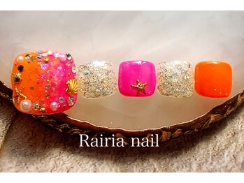 ライリアネイル(Rairia nail)/フットデザインBコース