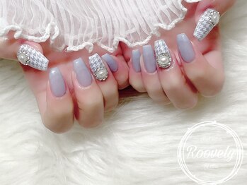 ルブリー(roovely)/千鳥柄ネイル