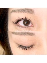 グリッターネイル(GLITTER NAILS)/【束感仕上げ】アンドヘルシー