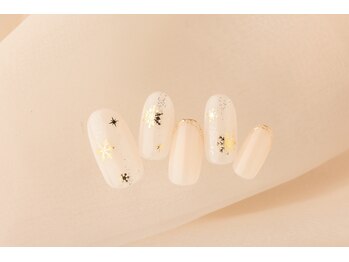 エムスラッシュ センター南(M.SLASH)/雪の結晶ネイル