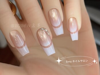 エニー 錦糸町店(Enny)/オンブレフレンチ / 冬ネイル