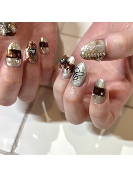 カミナネイル(KAMINA.nail)/brown order