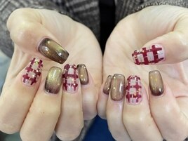 おまかせ冬ネイル