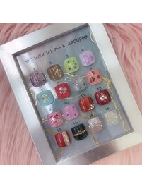 new☆フットワンポイントアート