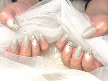 ネイルサロンブリス(nail salon Bliss)/☆ 春のキレイめミモザネイル☆