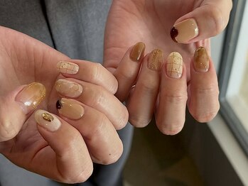 ネイル アトリエ フイユ イセサキ(Nail atelier Feuill isesaki)/design full