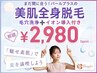 6月限定キャンペーン★【全身美肌脱毛+毛穴洗浄+イオン導入付】2980円！