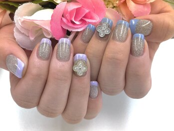 ディーネイル 四条烏丸(D-nail)/【山田】キラキラフレンチ