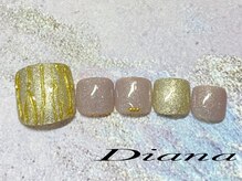 ディアナ ひたちなか高場店(DIANA)/定額ネイル　6600円　D‐022