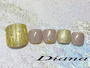 ディアナ ひたちなか高場店(DIANA)/定額ネイル 6600円 D‐022