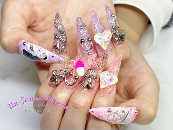 アン ジョーヌドラゴ/【ロングネイル】ゴテゴテネイル