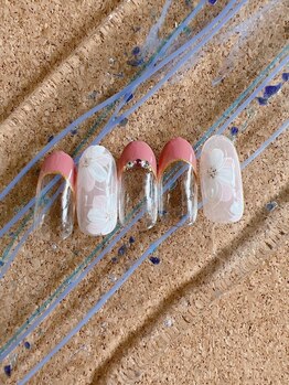 ミテソロ(mi tesoro)/2024年8月定額ネイル 6600