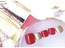 フルールソンネイル(fleur son nail)/フットワンカラー