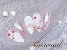 押し花ネイル