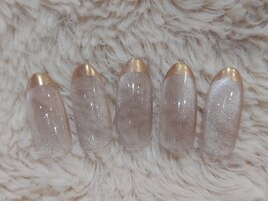 ミラーフレンチネイル