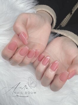 オウラネイルルーム(Aura nail room)/長さだし10本＋ワンカラー