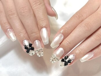 ダリアビューティー(Dahlia Beauty)の写真/<大人気!定額デザイン¥6900>洗練されたアートやマグネット・ワンホンネイルでお洒落のワンポイントを♪
