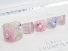 ネイルフロンティア 吉祥寺(NAIL FRONTIER)/手描きローズフット11980円