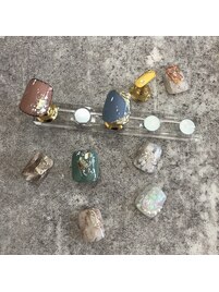 シンプルフットネイル