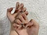 ♪☆人気No1☆♪長さ出し(フルウェルチップ)+アートプレミアムコース　9300→