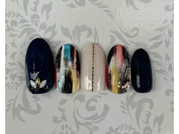 ネイルサロン スラッシュ(SLASH)/【西山】　定額デザイン¥9350