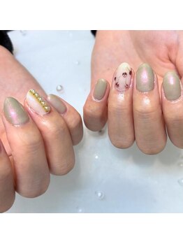 ララアンジュ(LaLa-Ange)/大人さくらんぼネイル