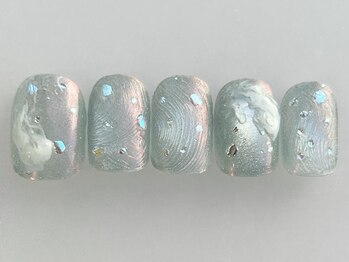 アイネイルズ 池袋店(I-nails)/オーロラキラキラニュアンス