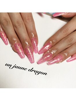 アン ジョーヌドラゴ/ピンク☆キラキラネイル