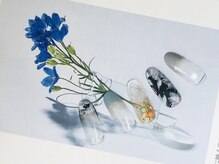 ネイルサロン&スクール ジーナ(GINA)/大人でシックな花柄♪