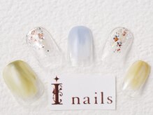 アイネイルズ 梅田店(I nails)/ニュアンス塗りかけデザイン