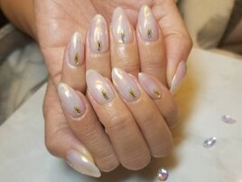 オーロラストーンネイル★￥8800