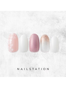 ネイルステーション ルミネ新宿1店(NAIL STATION)/フラワーネイル／パラジェル