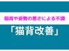 【11/24～12/6限定】猫背が気になる方(首,肩,背中)姿勢改善コース¥7700→