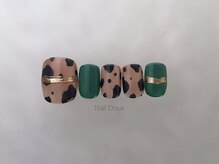 ネイル ドゥ 岡山駅前店(Nail Doux)/レオパードネイル