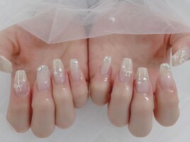 ホワイト×リボン×クリスマス