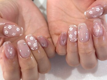 アルティノ ネイル ガーデン(altino nail garden)/大人ネイル/ガーリー/春/花