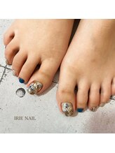 アイリーネイル(IRIE NAIL)/フット　インクアート４本アート