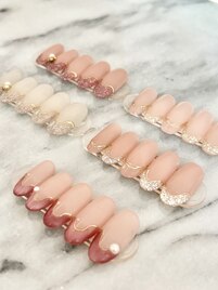 変形フレンチネイル