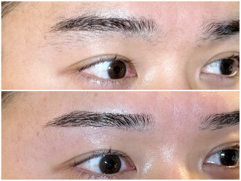 スリーピース(3Peace)/ストレート眉 Before/After