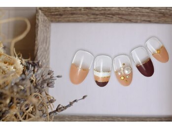 FASTNAIL松戸駅西口店【パラジェル/ジェルネイル専門/定額/マグネット/フットネイル】/夏ネイル ニュアンス【11171】