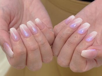 オーシャン 銀座店(OCEAN)の写真/夏にぴったりのマグネットネイル/韓国風デザインで,大人の抜け感を◎上品で美しい指先へ導きます♪[銀座]